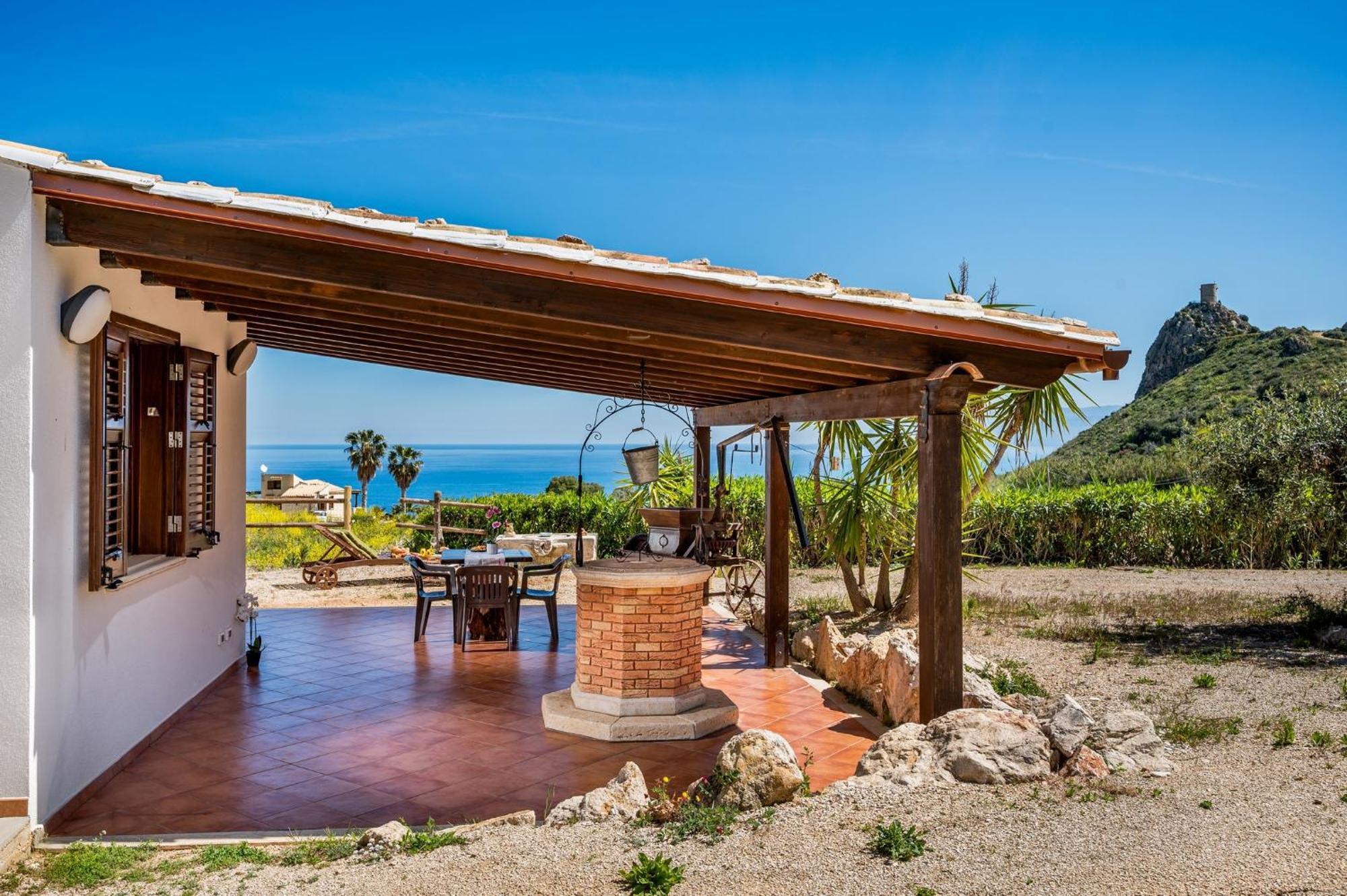 Villa Elena Vicino La Riserva Naturale Dello Zingaro スコペッロ エクステリア 写真