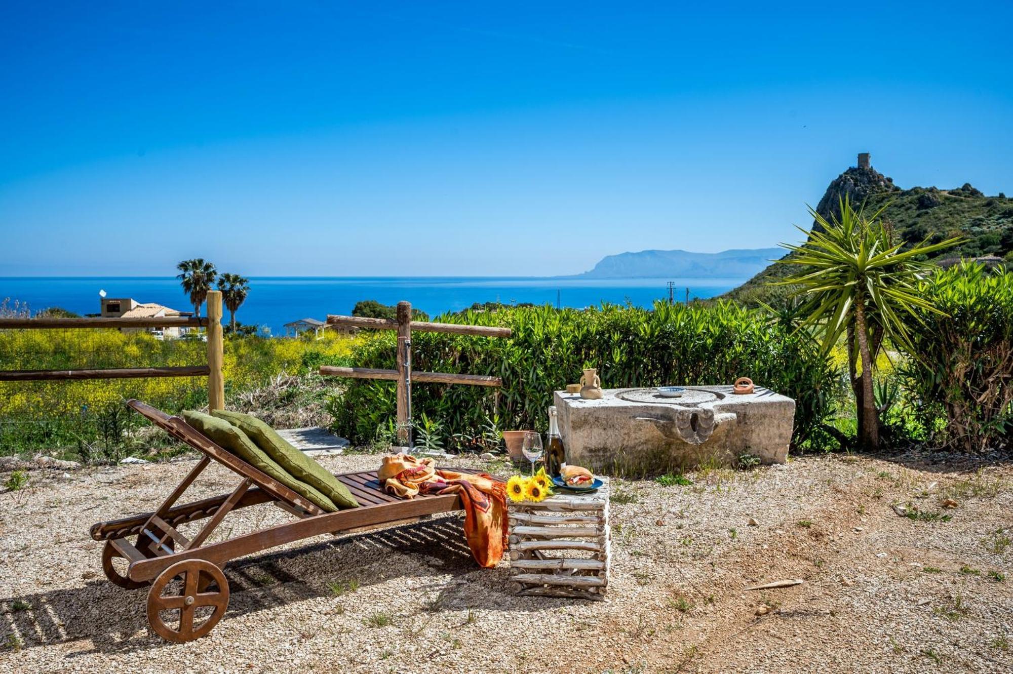 Villa Elena Vicino La Riserva Naturale Dello Zingaro スコペッロ エクステリア 写真