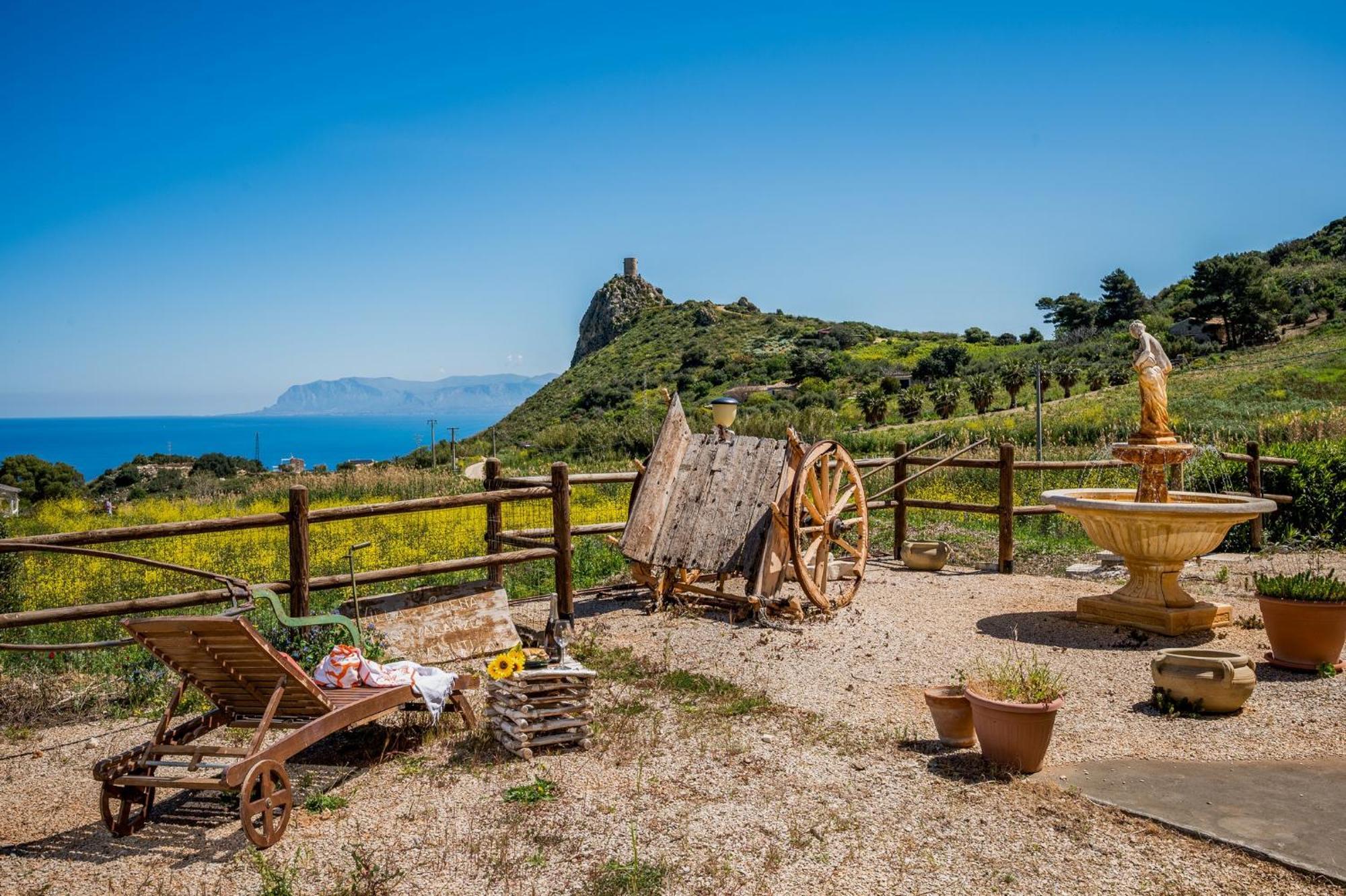 Villa Elena Vicino La Riserva Naturale Dello Zingaro スコペッロ エクステリア 写真